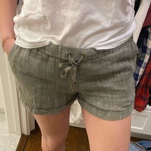 Olive Green Joie Shorts